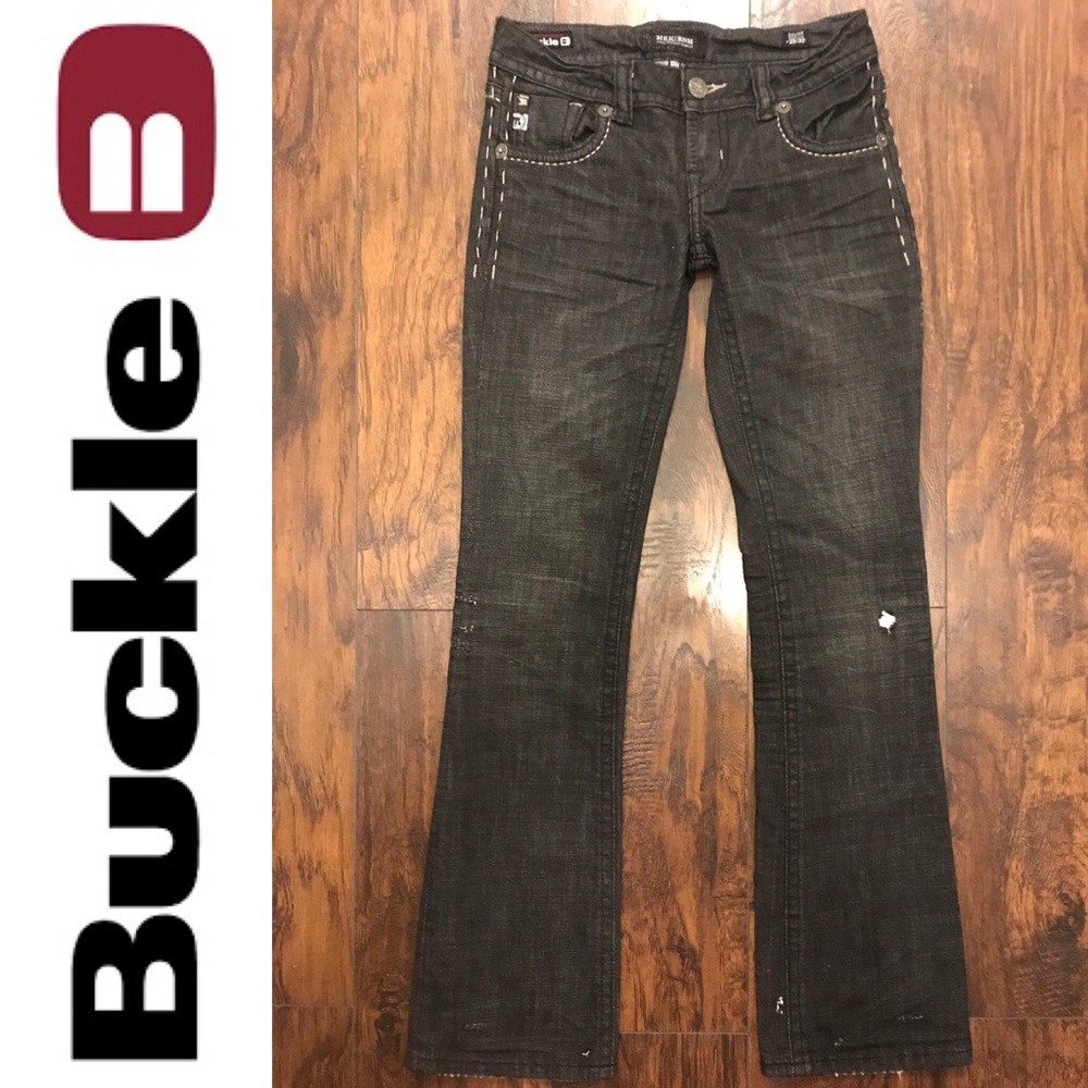 Buckle MEK DNM Black Dalian Boot Cut Jeans 25/32